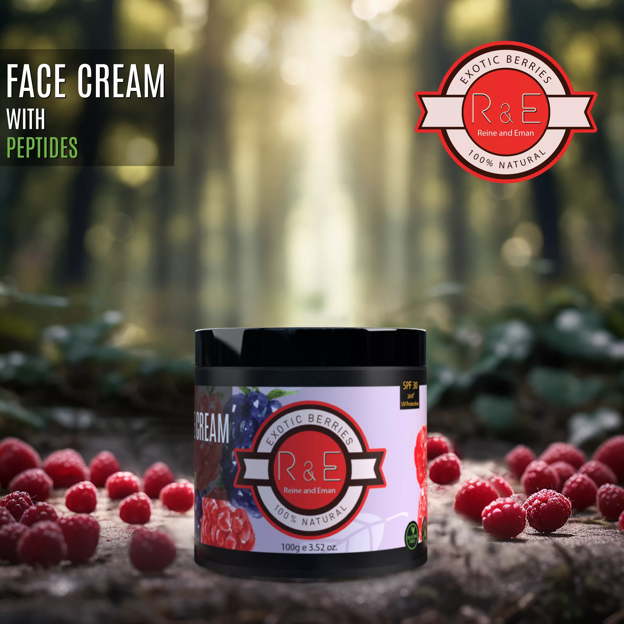 R&E Exotic Berries Face Cream (100g)